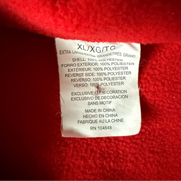 Red Wings Black and Red Pullover reversible Jacket XXL - Picture 4 of 11